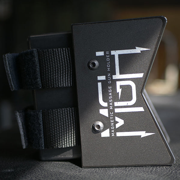 The Massage Gun Holder by AbMat® Squat Rack Attachment